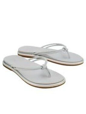 OLUKAI IRIDESCENT/VAPOR 'AKA KNOTTED STRAPS BEACH/POOL FLIP FLOP SANDALS 10 NWT